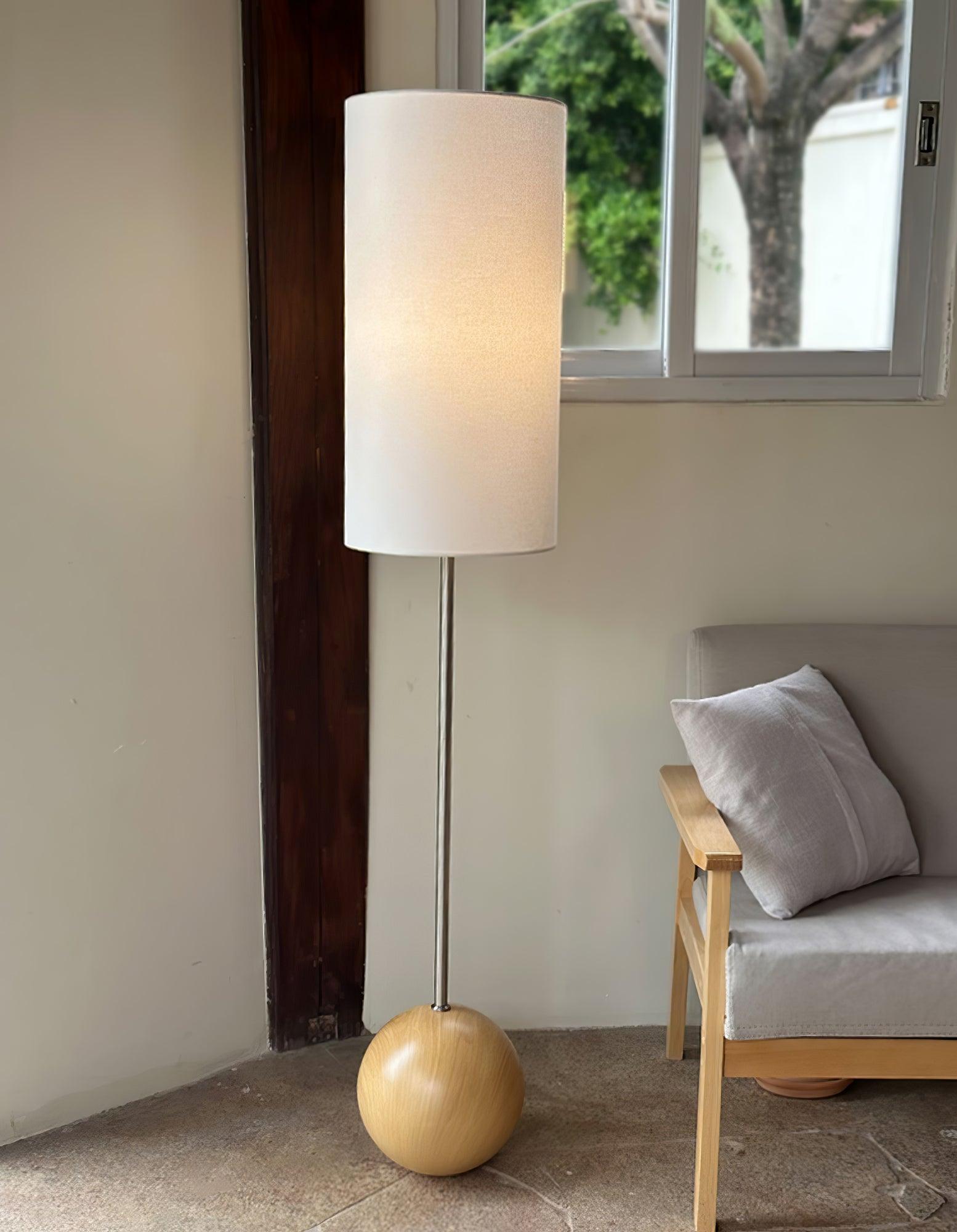 Orbis Wooden Sphere Floor Light, Floor Lamp, detail 8