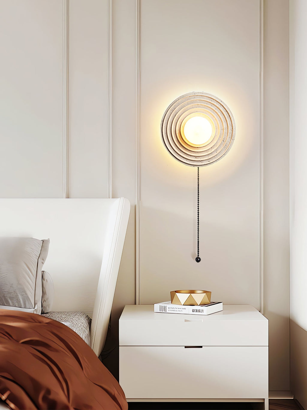 Orbit Rings Wall Light, Hardwired Wall Sconce, detail 13