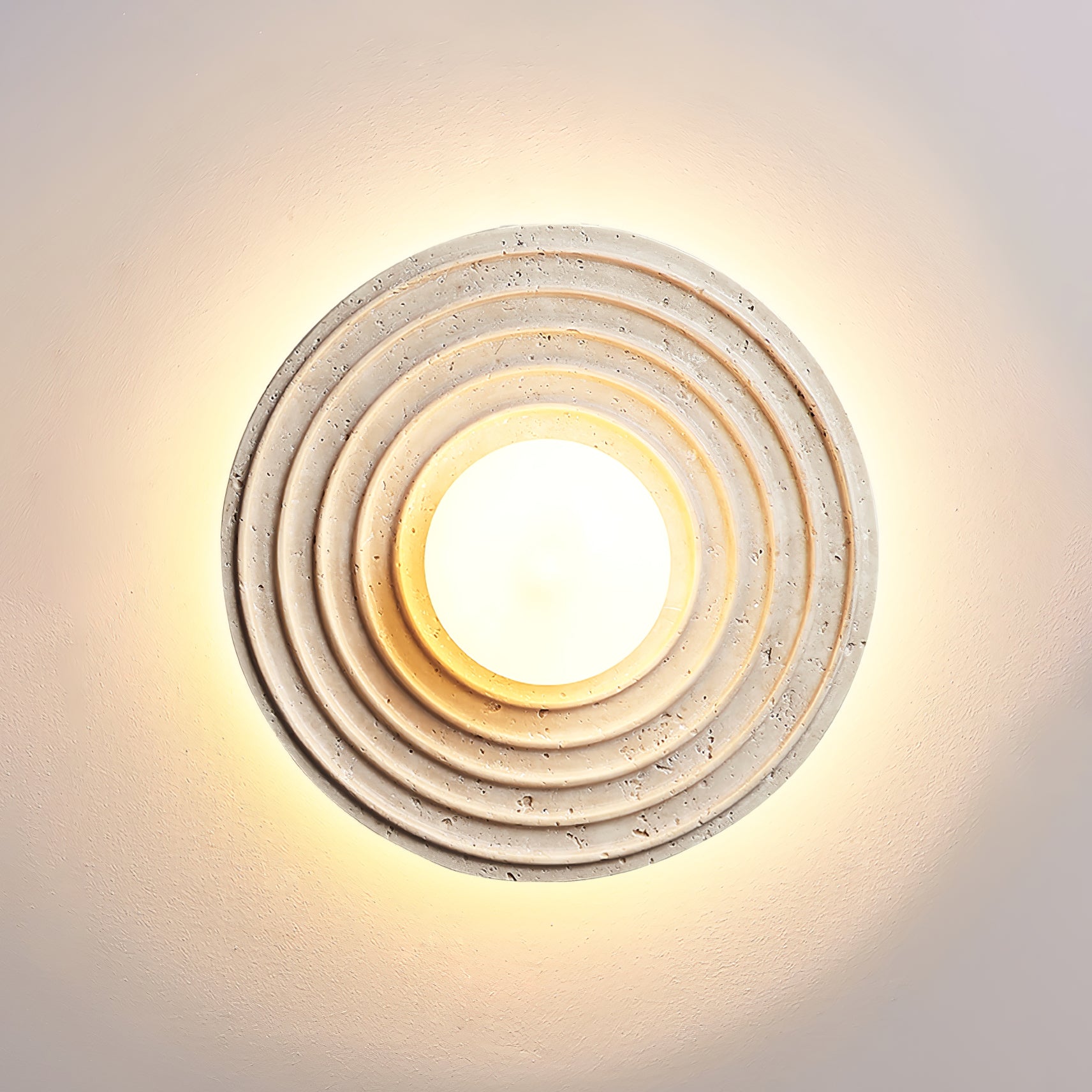 Orbit Rings Wall Light, Hardwired Wall Sconce, detail 3