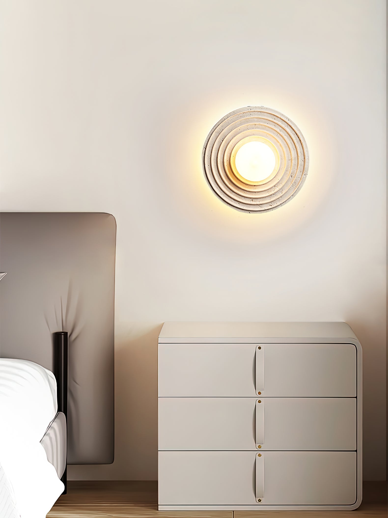 Orbit Rings Wall Light, Hardwired Wall Sconce, detail 6
