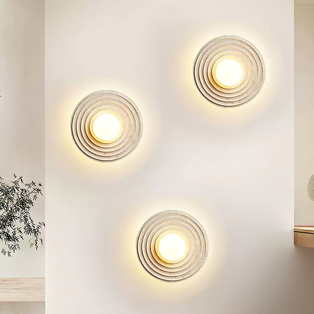 Orbit Rings Wall Light, Hardwired Wall Sconce, detail 7