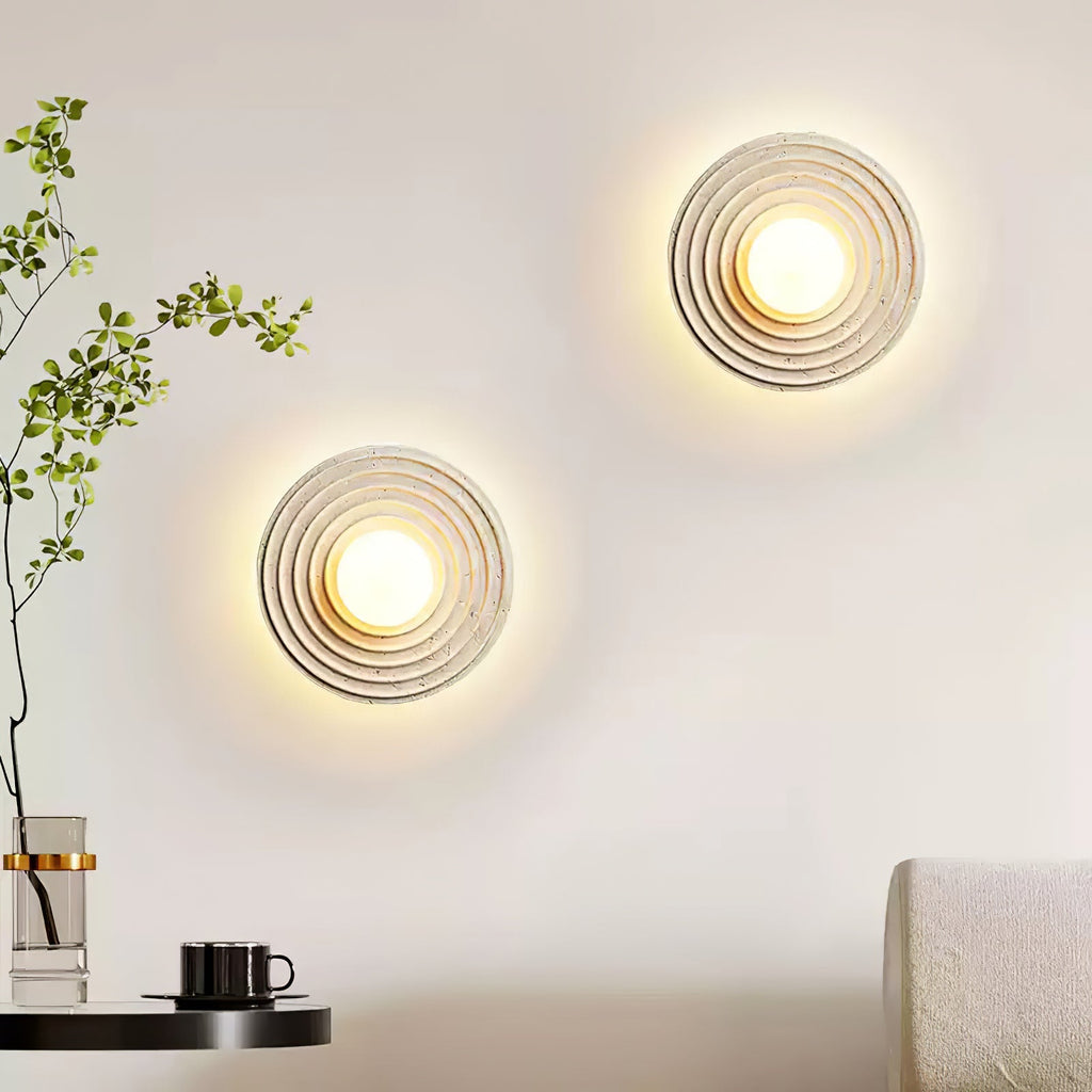 Orbit Rings Wall Light, Hardwired Wall Sconce, detail 10