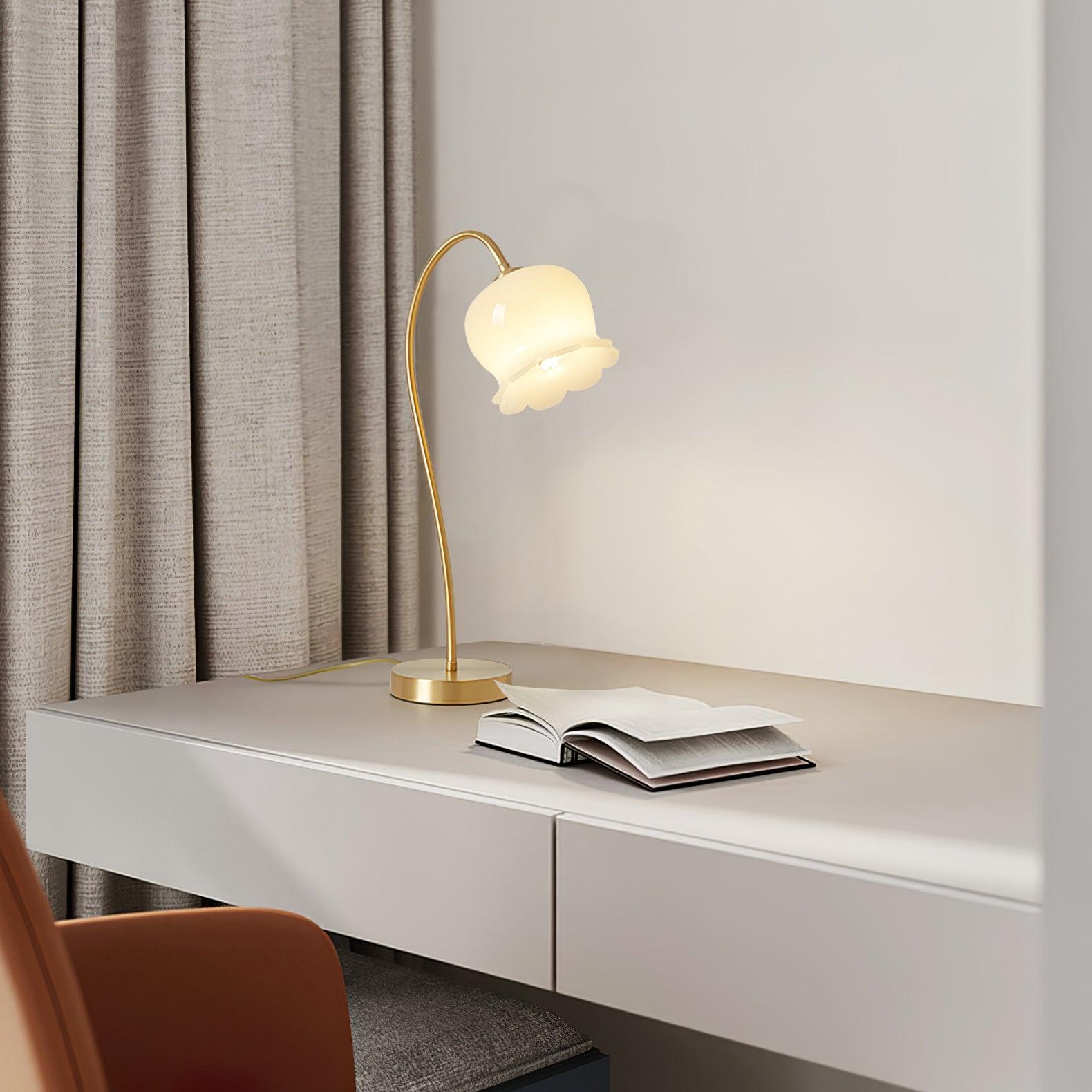 Orchids Table Light, Bedside Table Lamp, detail 2