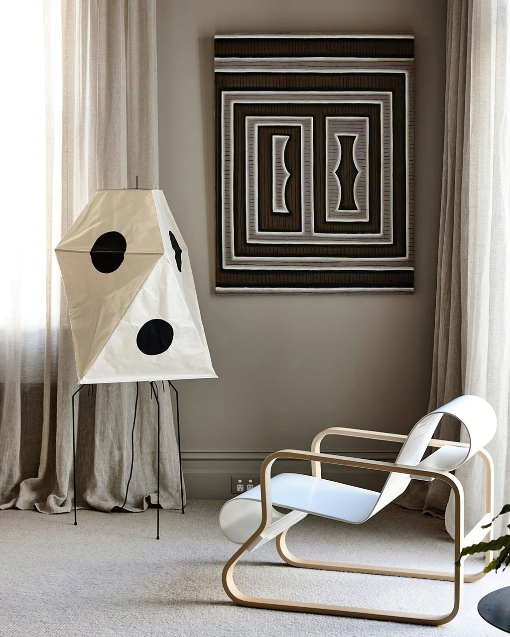 Origami Lantern Floor-standing Floor Light, Floor Lamp, detail 4