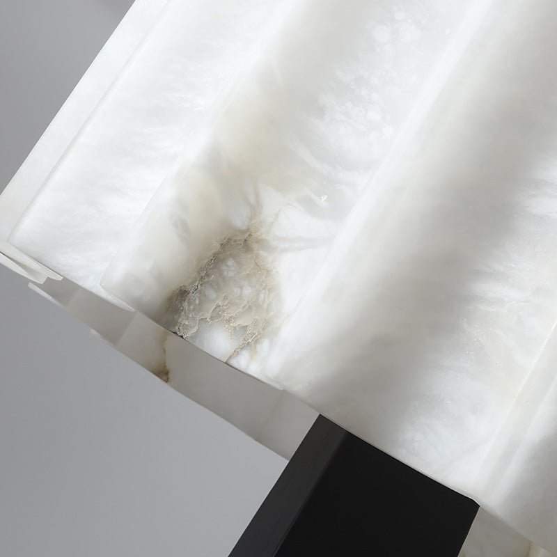 Origami Pleat Alabaster Floor Light, Floor Lamp, detail 10