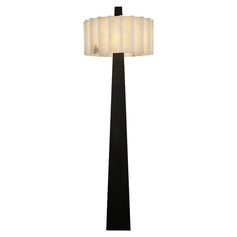 Origami Pleat Alabaster Floor Light, Floor Lamp, detail 11