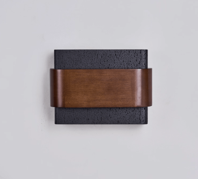 Orin Travertine Wall Light, Hardwired Wall Sconce, detail 12