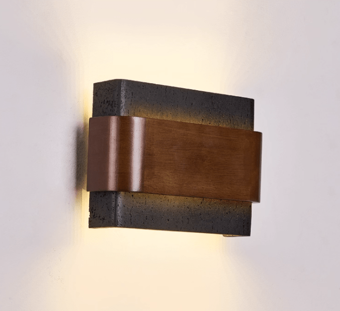 Orin Travertine Wall Light, Hardwired Wall Sconce, detail 13