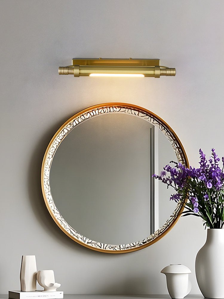 Orion Brass Wall Light, Hardwired Wall Sconce, detail 10