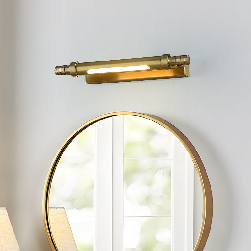 Orion Brass Wall Light, Hardwired Wall Sconce, detail 11