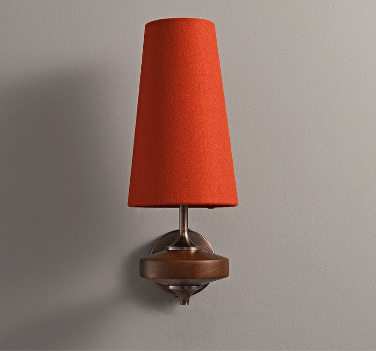 Orlan Twin Shade Wall Light, Hardwired Wall Sconce, detail 20