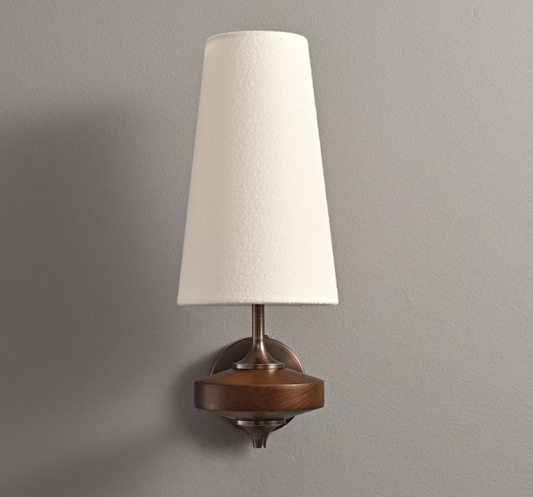 Orlan Twin Shade Wall Light, Hardwired Wall Sconce, detail 19