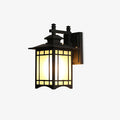Orm House Exterior Wall Wall Light, Outdoor Wall Light, Metal, L 7.1″ x W 9.4″ x H 13.4″