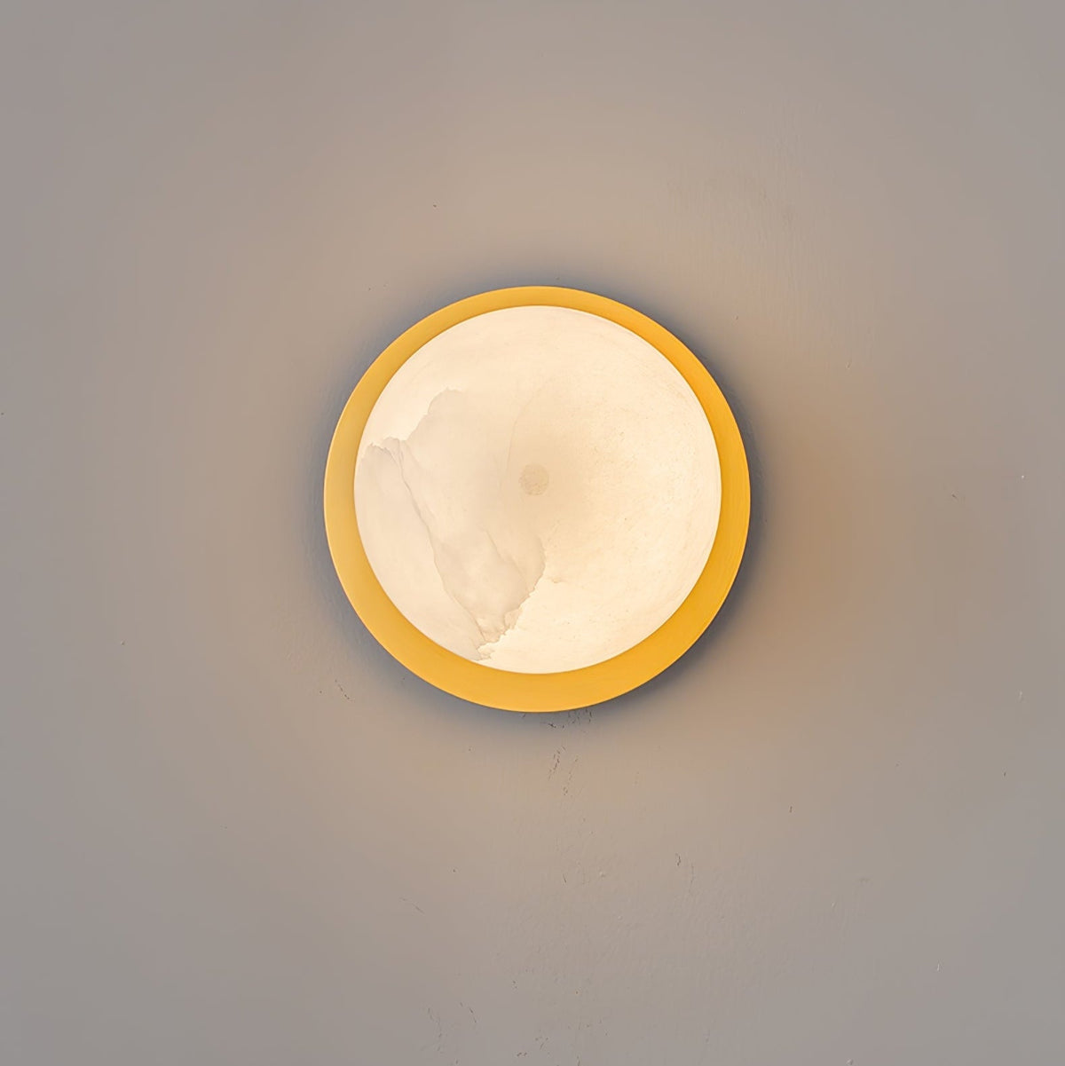 Orrila Dawn Alabaster Wall Light, Hardwired Wall Sconce, detail 12