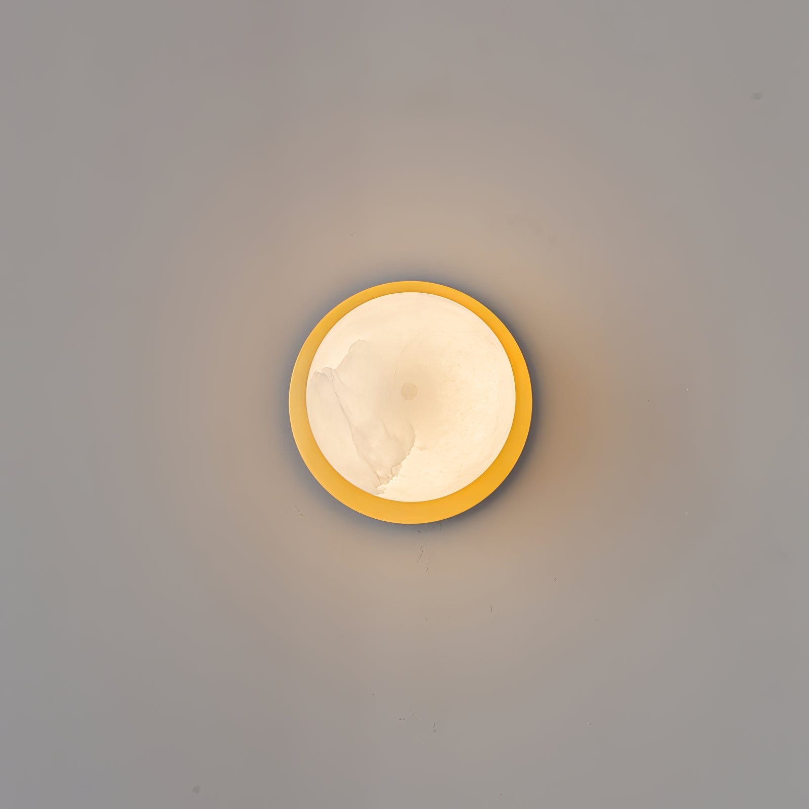 Orrila Dawn Alabaster Wall Light, Hardwired Wall Sconce, detail 17