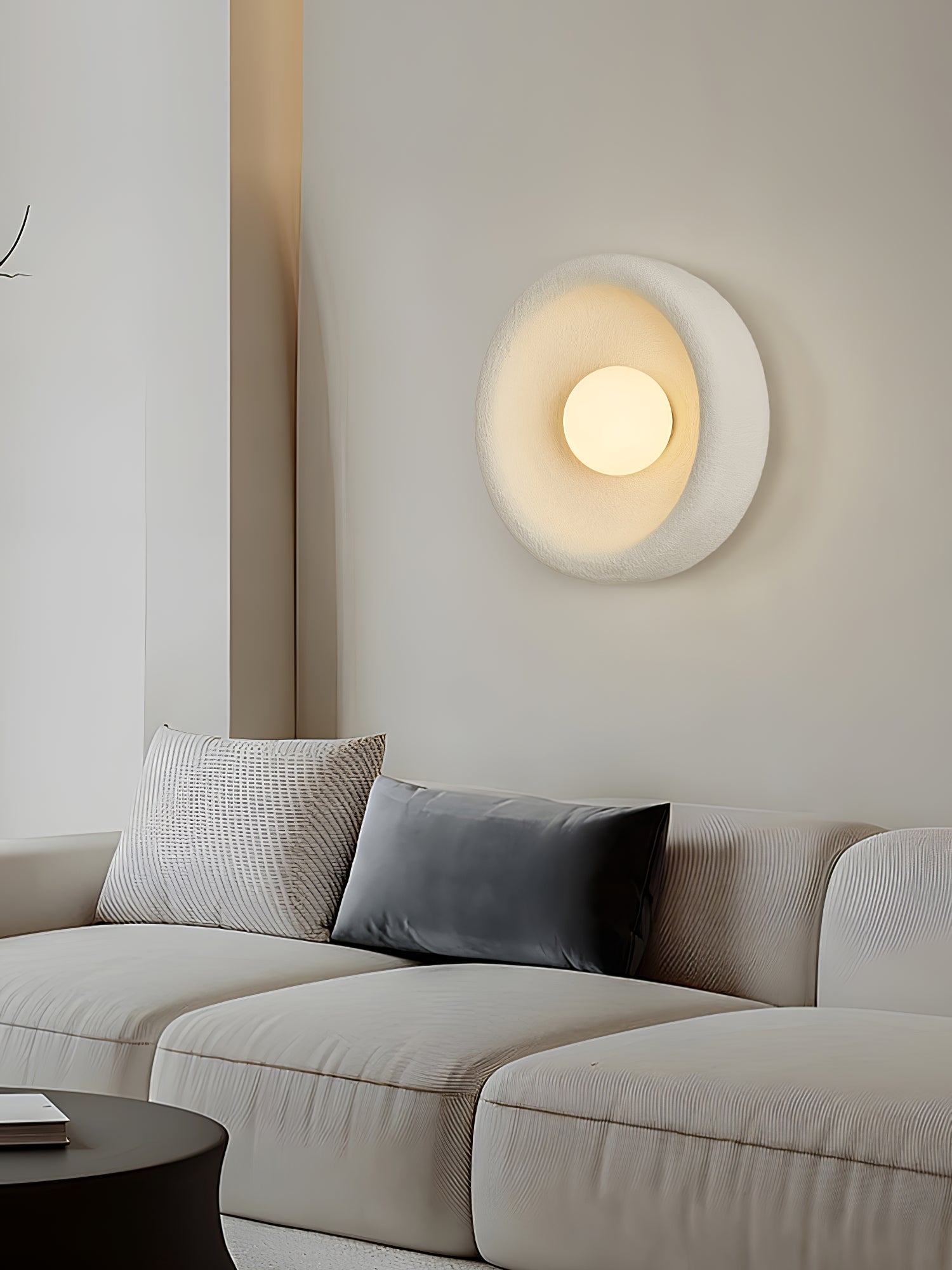 Orrin Halo Wall Light, Hardwired Wall Sconce, detail 12