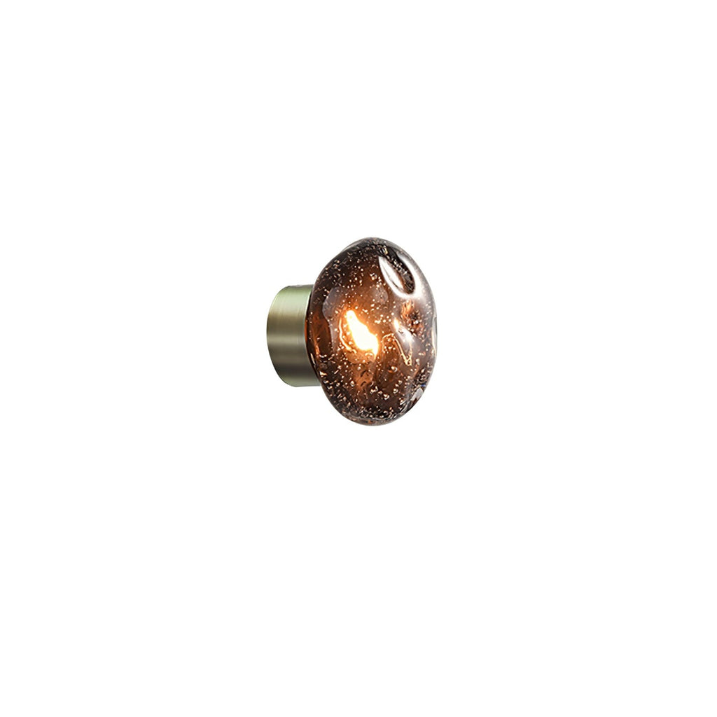 Orrin Molten Glass Wall Light, Hardwired Wall Sconce, detail 23