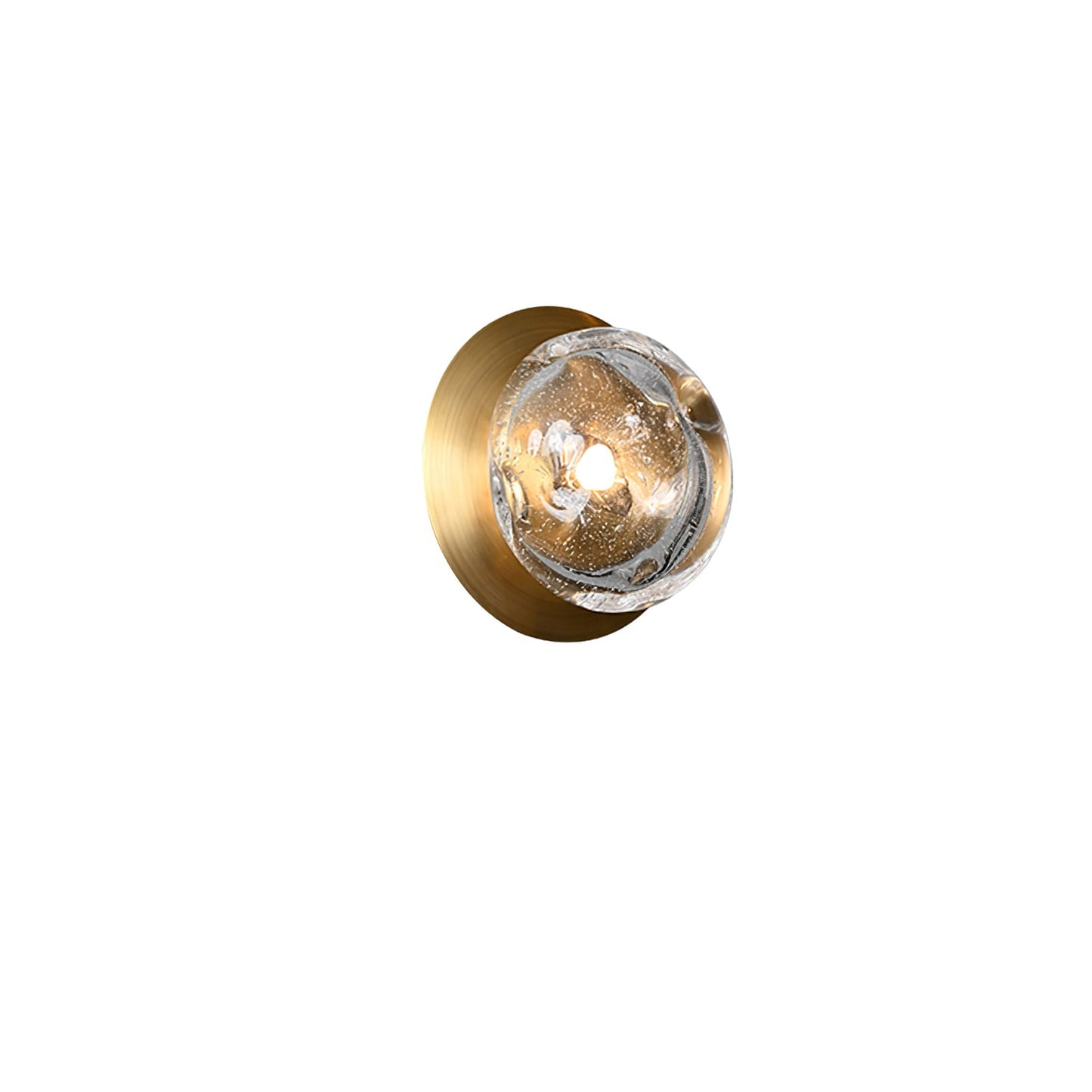 Orrin Molten Glass Wall Light, Hardwired Wall Sconce, detail 24