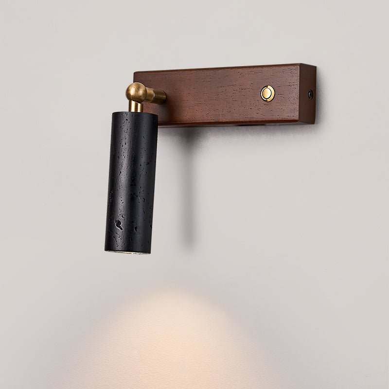 Orrin Travertine Wall Light, Hardwired Wall Sconce, detail 4
