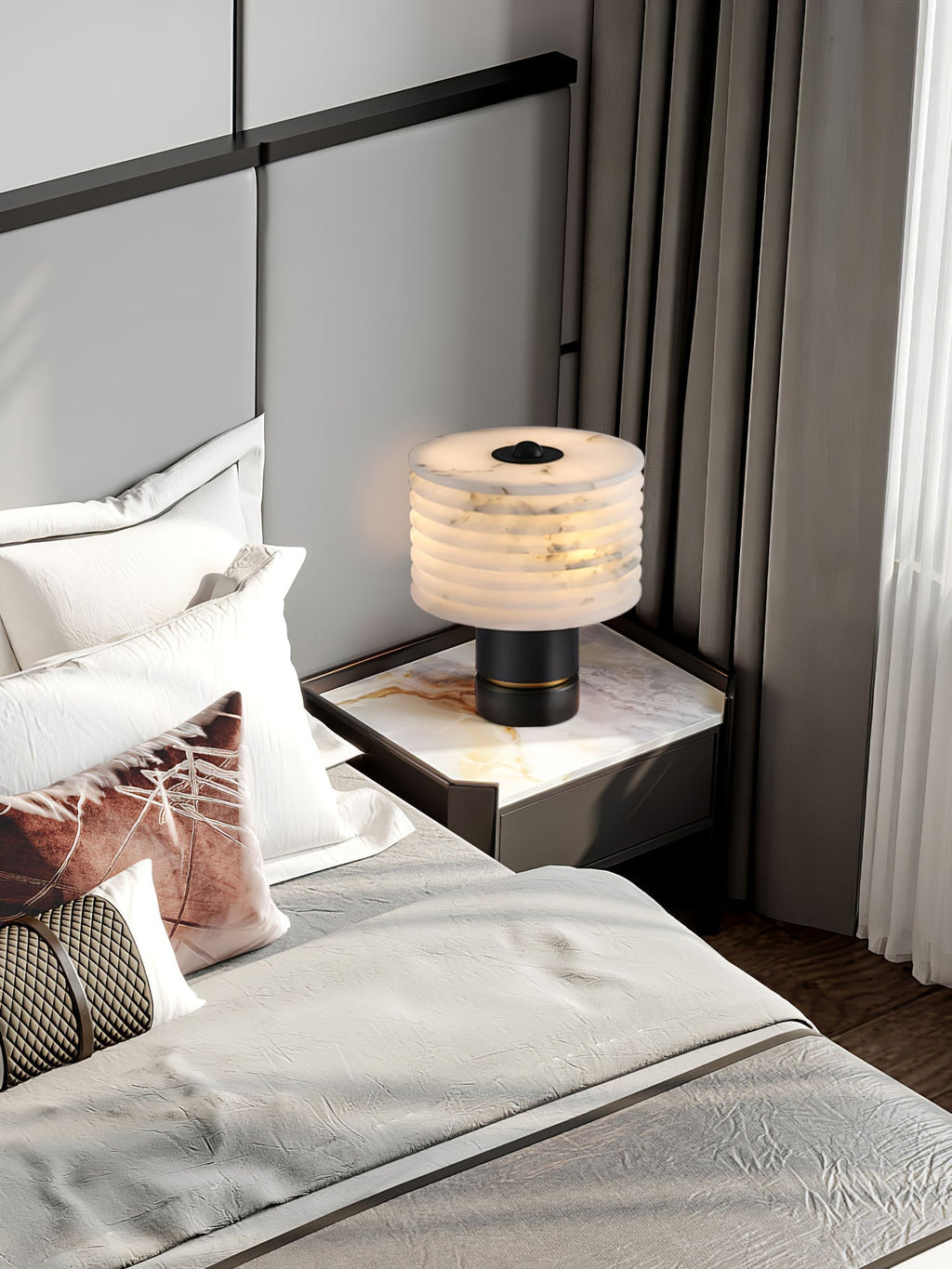 Outela Table Light, Bedside Table Lamp, detail 27