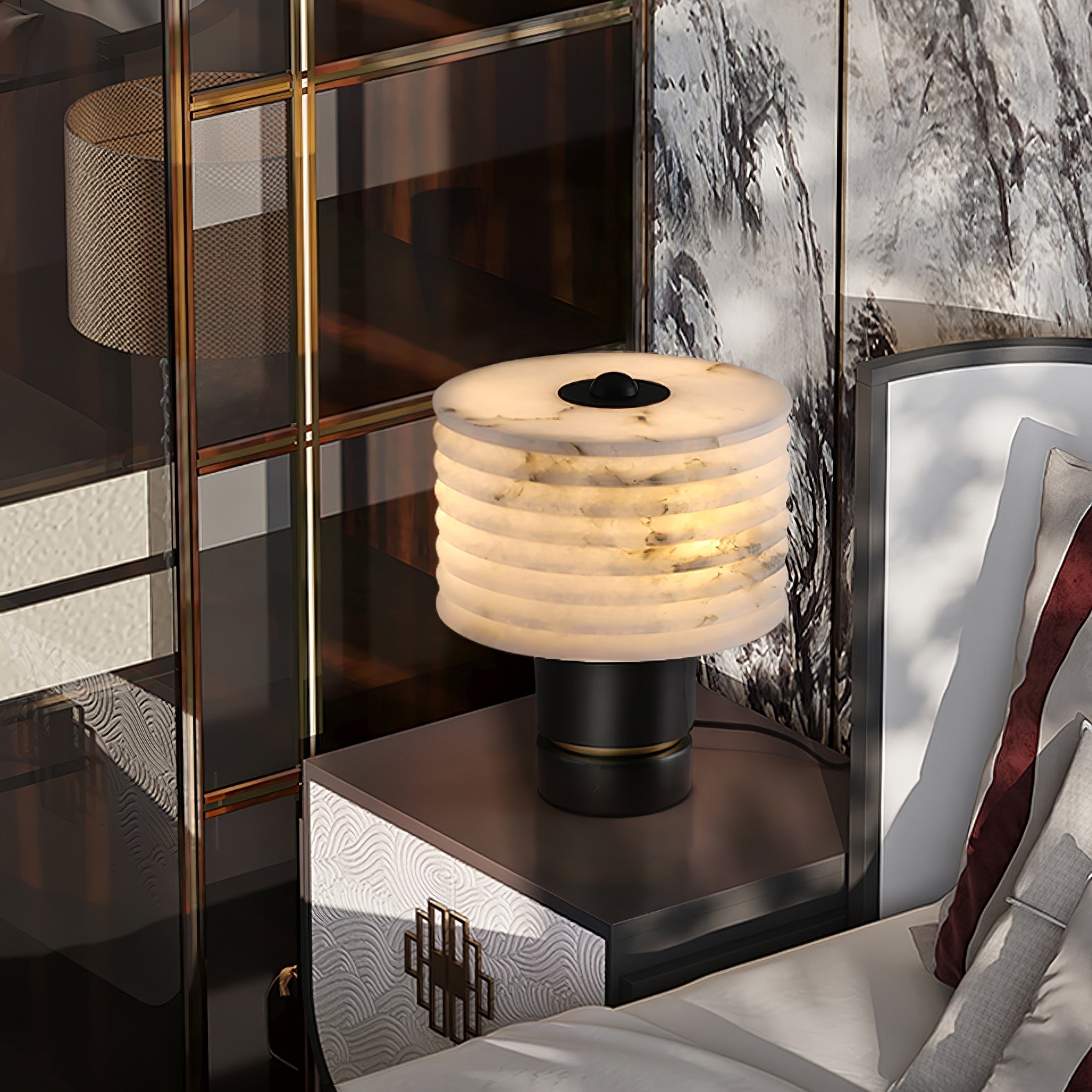 Outela Table Light, Bedside Table Lamp, detail 2