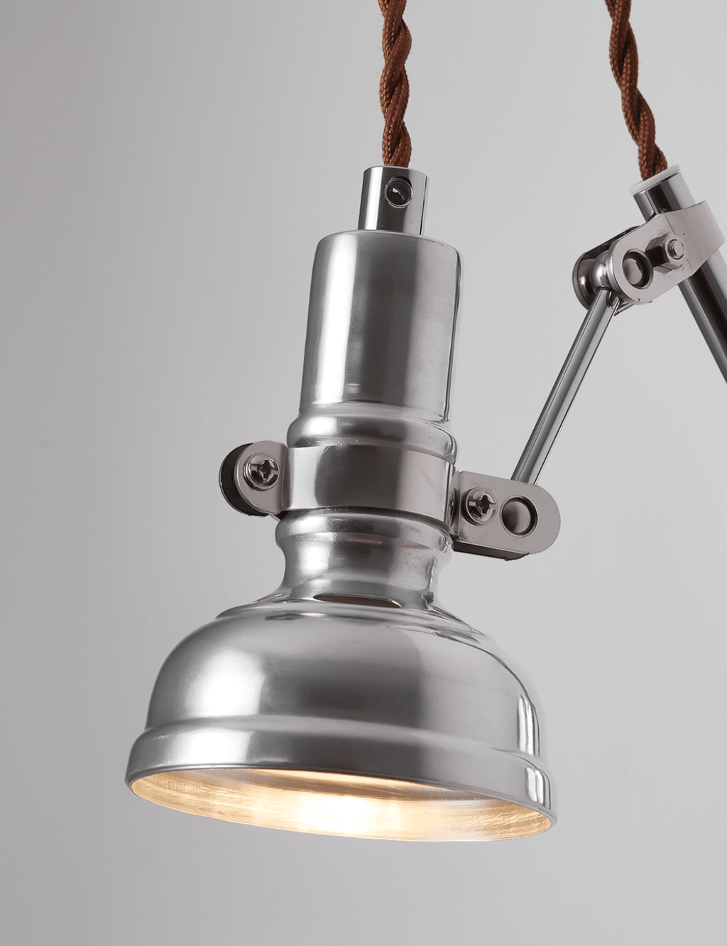 Otto Crane Wall Light, Hardwired Wall Sconce, detail 4