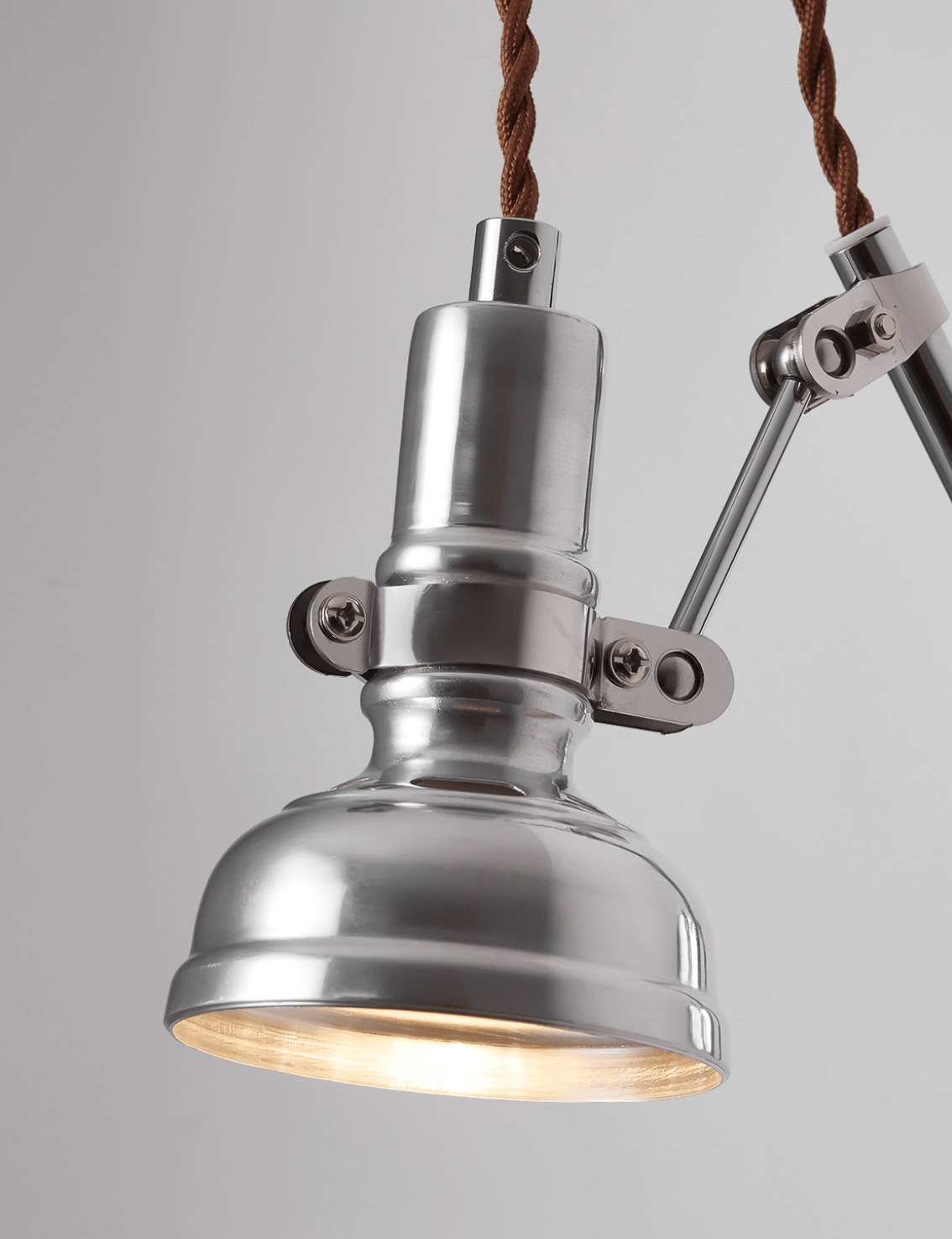 Otto Crane Wall Light, Hardwired Wall Sconce, detail 4