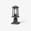 Exterior Lantern Post Lights, Outdoor Wall Light, Metal, ∅ 5.1″ x H 14.2″