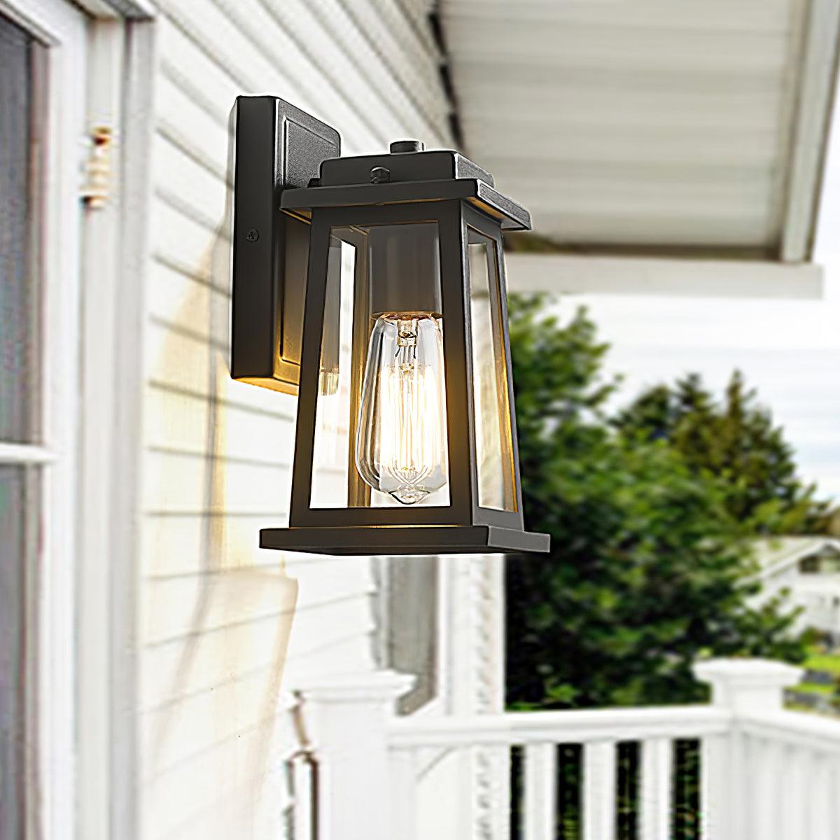 Exterior Lantern Wall Light, Outdoor Wall Light, detail 2