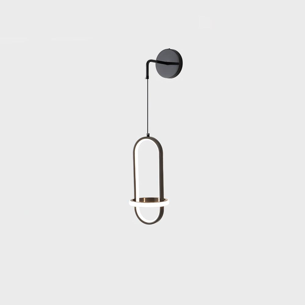 Oval Brass Wall Light, Bedroom Wall Sconce, detail 10