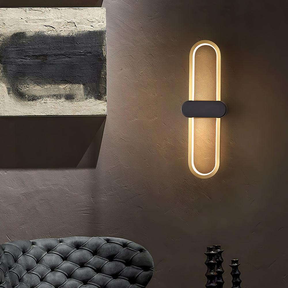 Oval LED Wall Light, Bedroom Wall Sconce, detail 8
