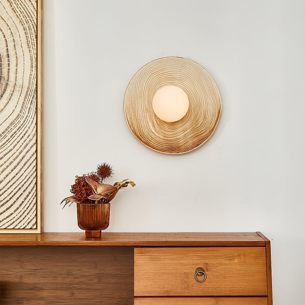 Ovalo Ceramic Wall Light, Hardwired Wall Sconce, detail 2
