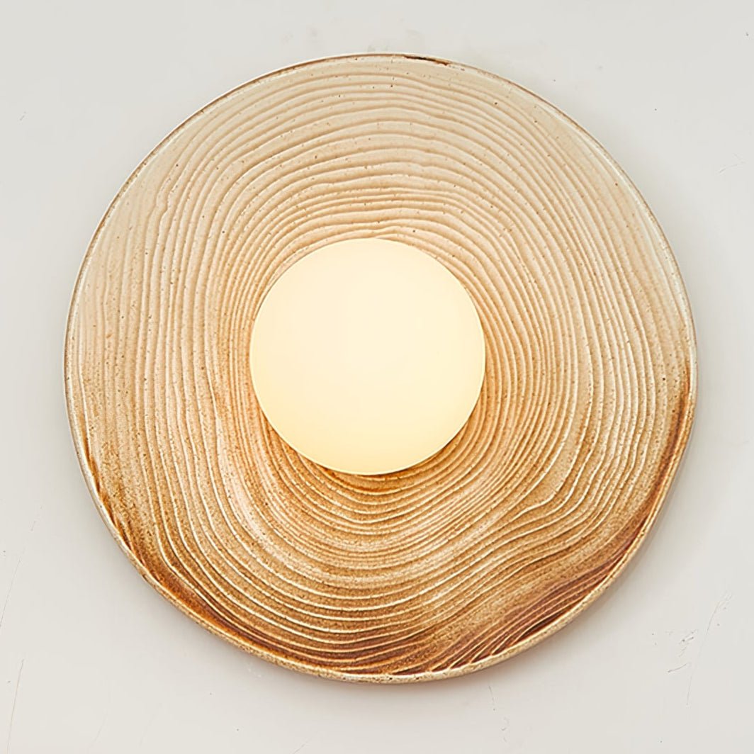 Ovalo Ceramic Wall Light, Hardwired Wall Sconce, detail 12