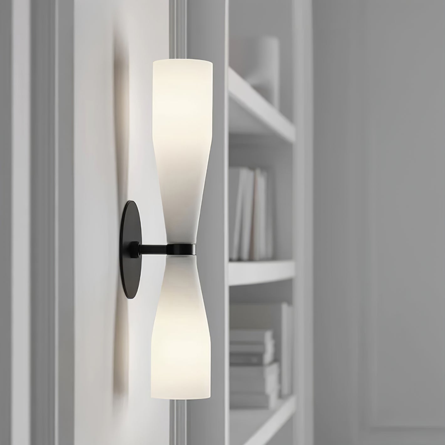 Ovalo Duo Wall Light, Hardwired Wall Sconce, detail 3