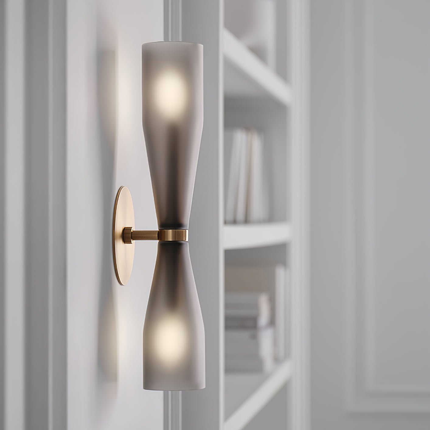Ovalo Duo Wall Light, Hardwired Wall Sconce, detail 2