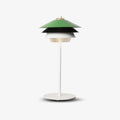 Overlay Table Light, Bedside Table Lamp, Metal, ∅ 10.6″ x H 21.2″
