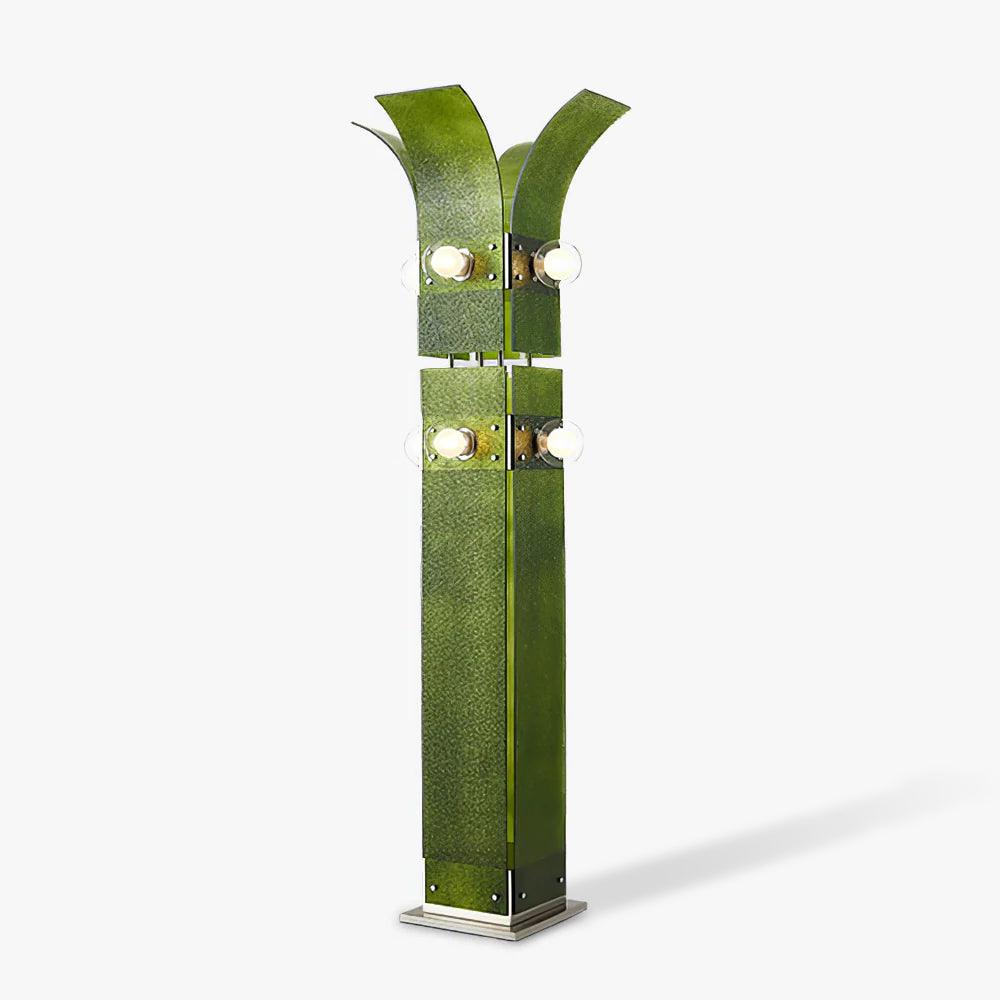 Palm Tree Floor Light, Floor Lamp, Metal, ∅ 17.7″ x H 66.9″