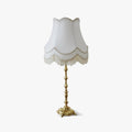 Pantalla Table Light, Bedside Table Lamp, Brass, ∅ 11.8″ x H 26.8″