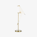 Paper Crane Bird Table Light, Bedside Table Lamp, Acrylic, ∅ 8.7″ x H 28.4″