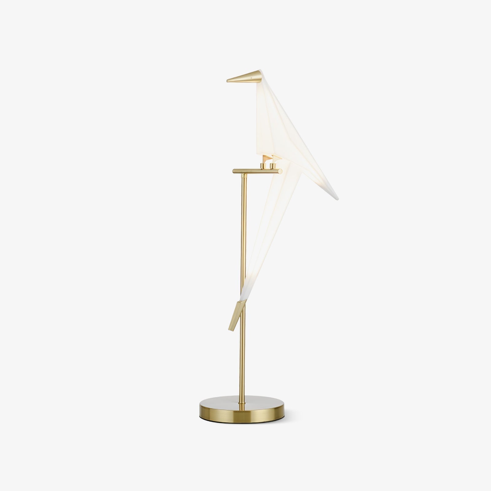Paper Crane Bird Table Light, Bedside Table Lamp, Acrylic, ∅ 8.7″ x H 28.4″