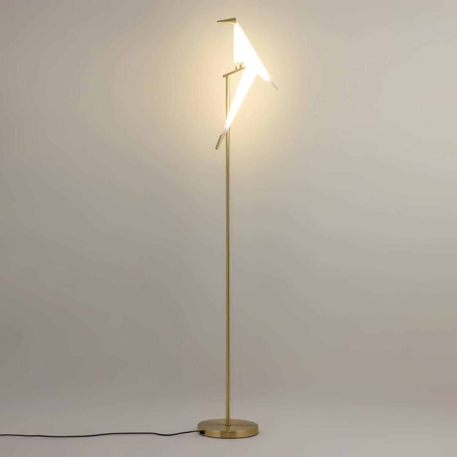 Paper Crane Bird Floor Light, Floor Lamp, detail 2