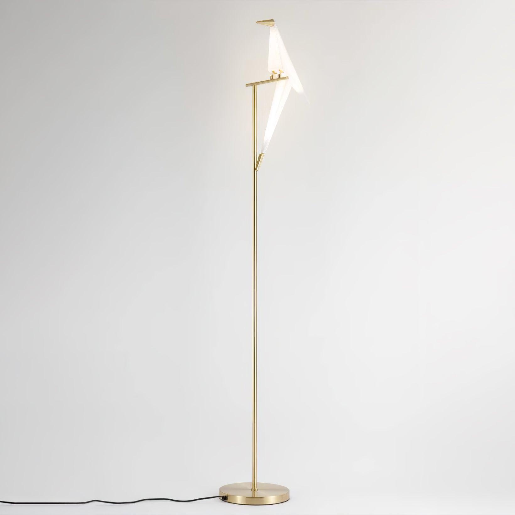 Paper Crane Bird Floor Light, Floor Lamp, detail 5