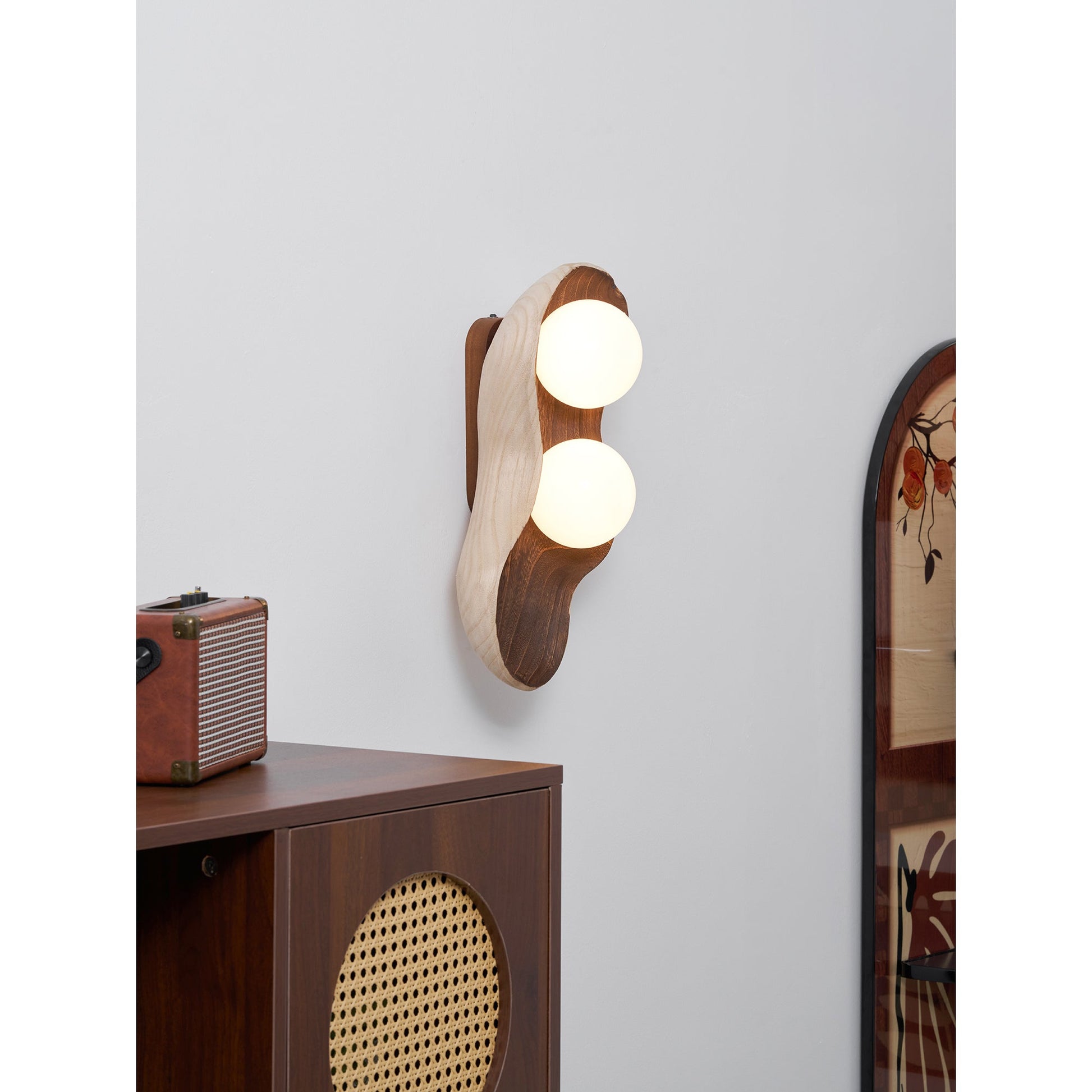 Dualis Rootlight Wall Light, Hardwired Wall Sconce, detail 4