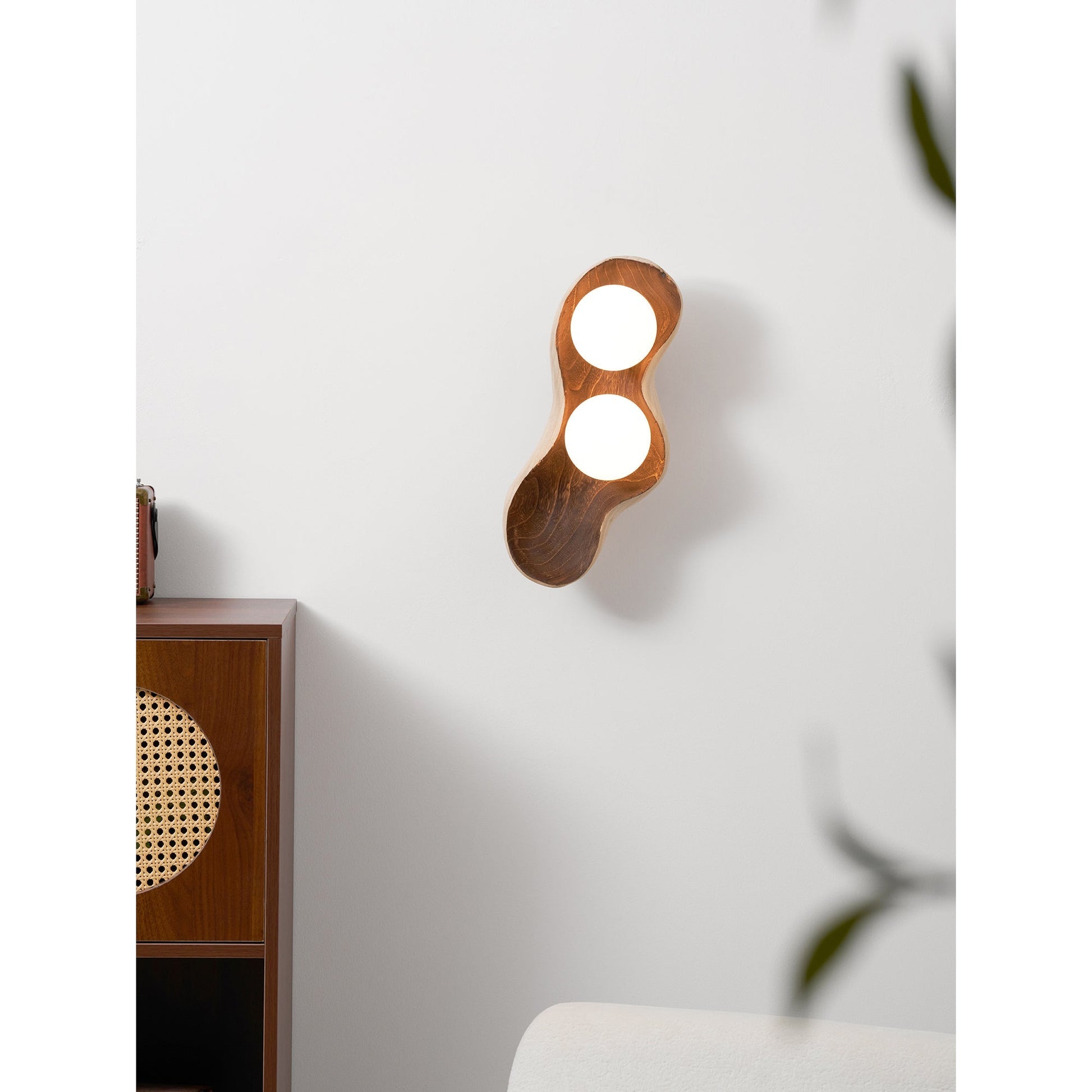 Dualis Rootlight Wall Light, Hardwired Wall Sconce, detail 5