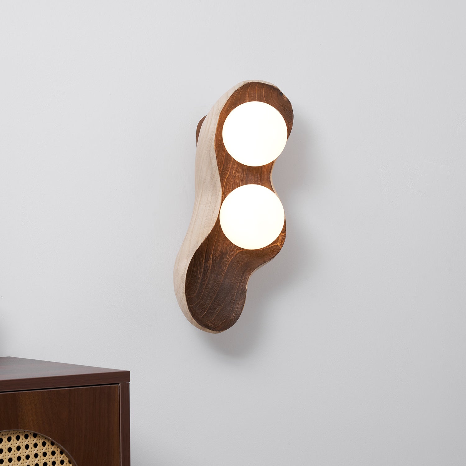 Dualis Rootlight Wall Light, Hardwired Wall Sconce, detail 3