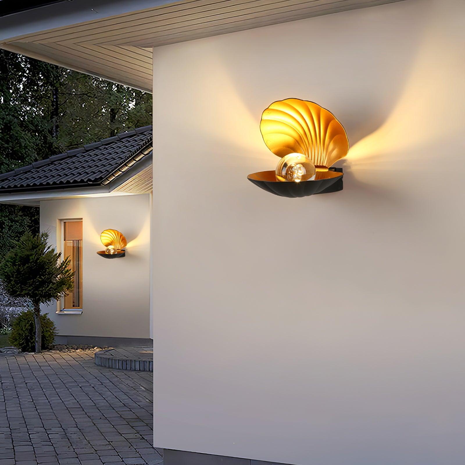Pearl Clam Wall Light, Bedroom Wall Sconce, detail 6