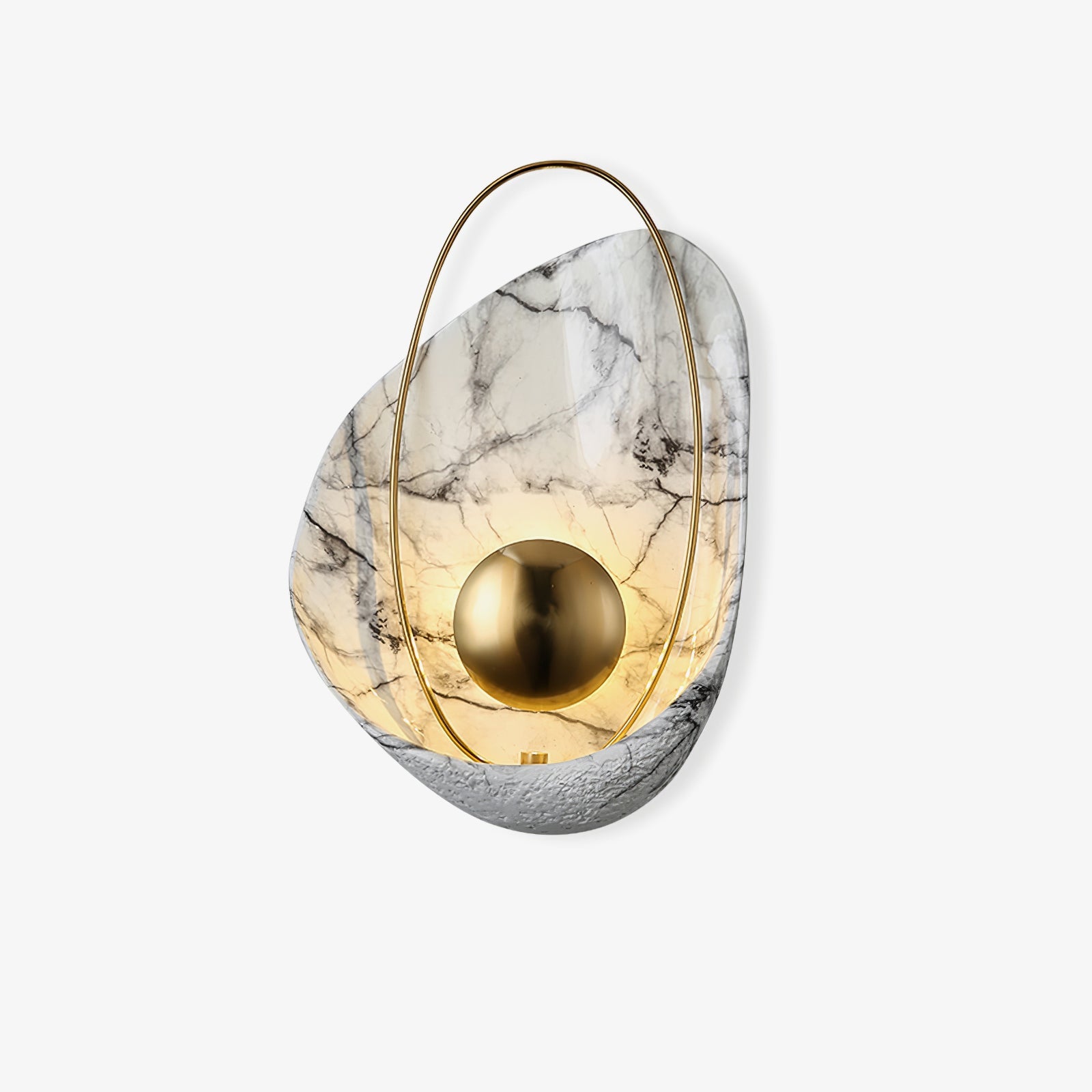 Pearl Wall Light, Hardwired Wall Sconce, detail 2