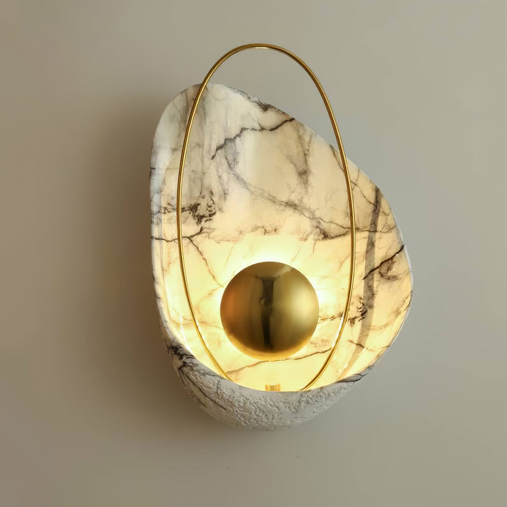 Pearl Wall Light, Hardwired Wall Sconce, detail 7