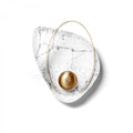 Pearl Wall Light, Hardwired Wall Sconce, Resin, Dia 27cm x H 40cm