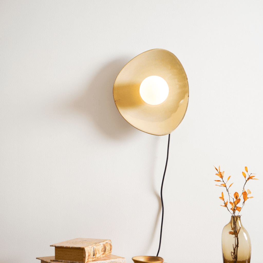 Pebble Disc Plug-In Wall Light, Plug-In Wall Sconce, detail 3